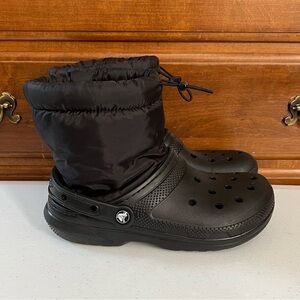 CROCS Classic Lined Neo Puff Boots - Black/Black